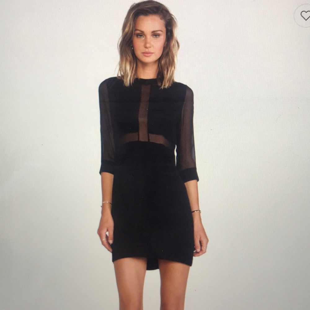 IRO Black Tina Dress 38